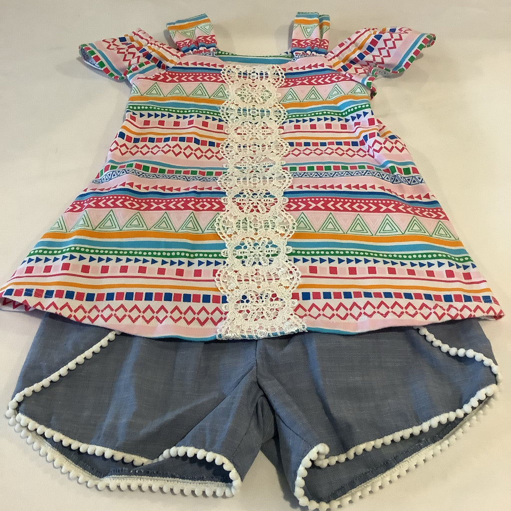Toddler Aztec Short Set | Bonnie Jean
