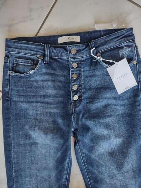 Kancan Emma High Rise Ankle Skinny Jeans