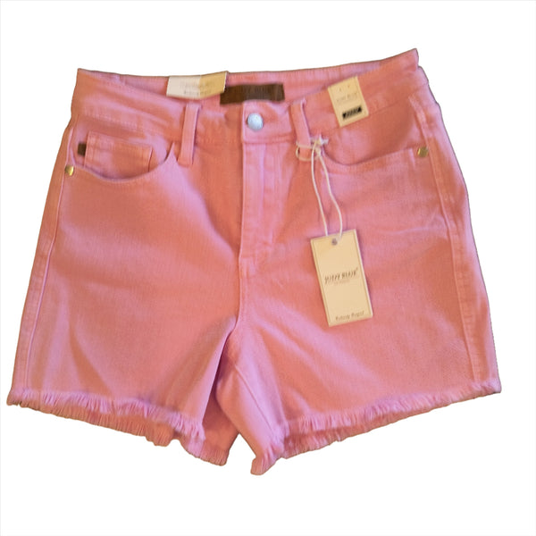Judy Blue Pink Denim Shorts