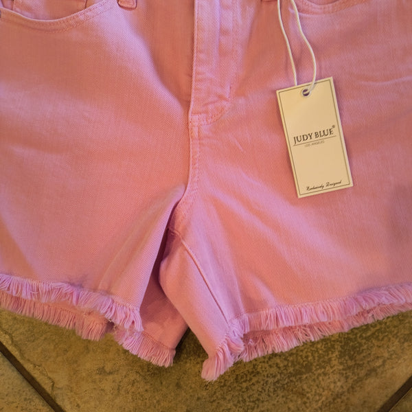 Judy Blue Pink Denim Shorts