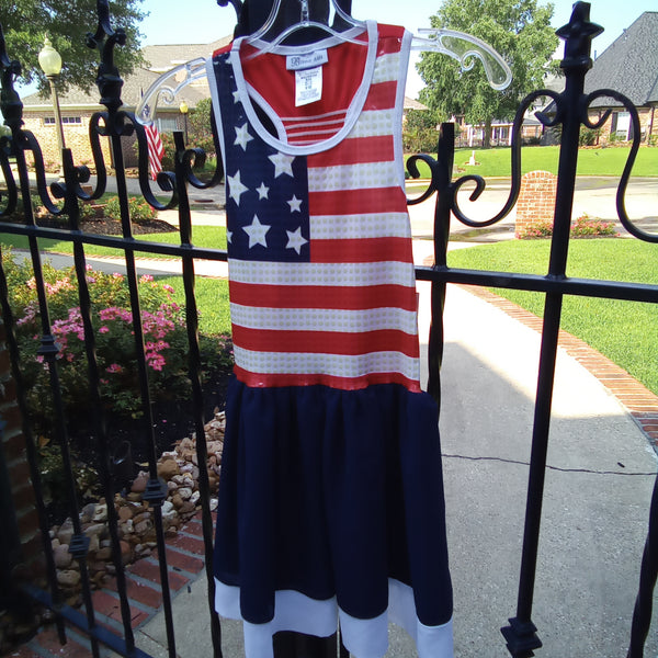 Stars and Stripes Tank Dress | Bonnie Jean
