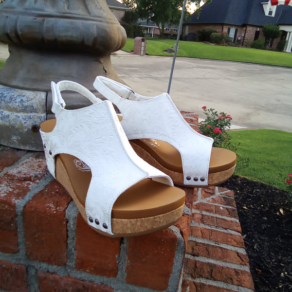 White Embossed Wedges | Very G - Liberty Tooled