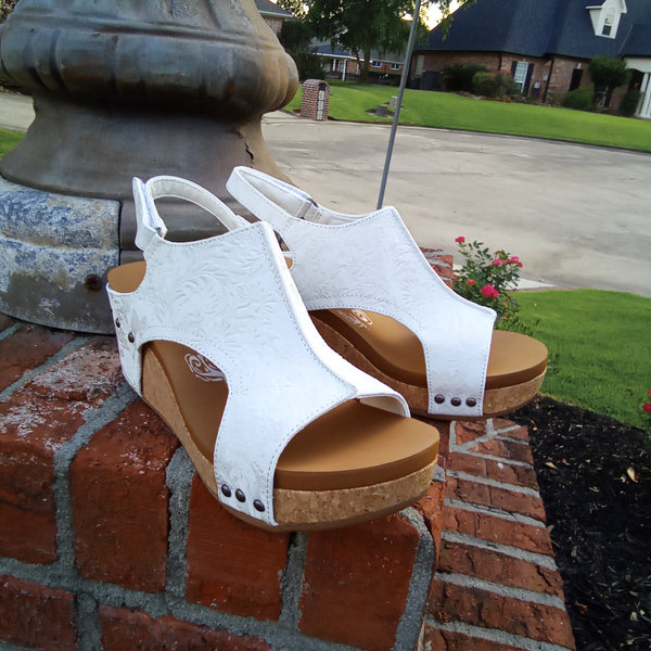 White Embossed Wedges | Very G - Liberty Tooled