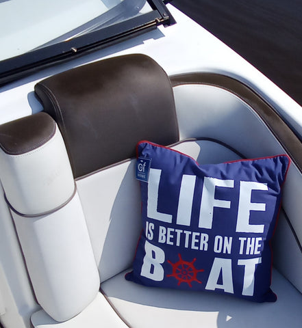 Life is Better on the Boat Pillow