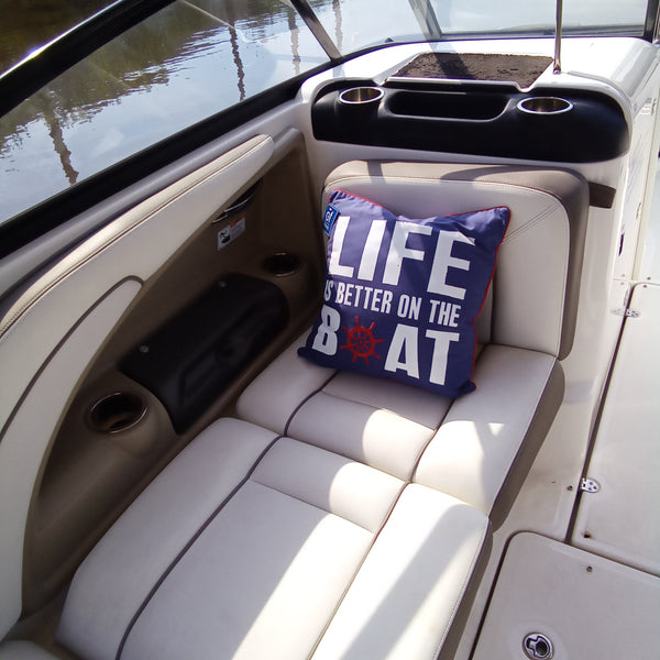 Life is Better on the Boat Pillow