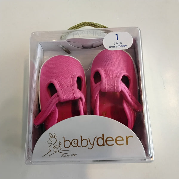 Pink velcro shoes | Baby Deer