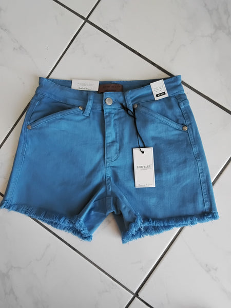 Blue Frayed Hem Shorts | Judy Blue