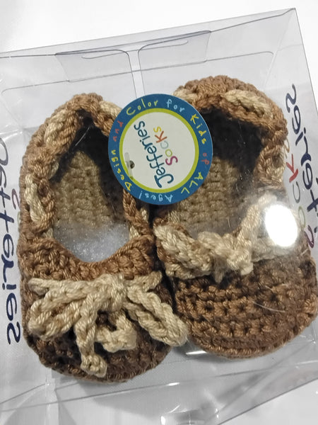 Newborn Crochet Loafer Booties