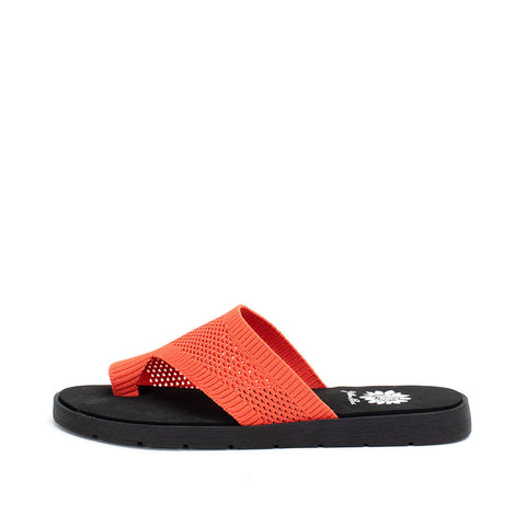Yellow Box Toe Sandal Coral