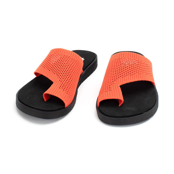 Yellow Box Toe Sandal Coral