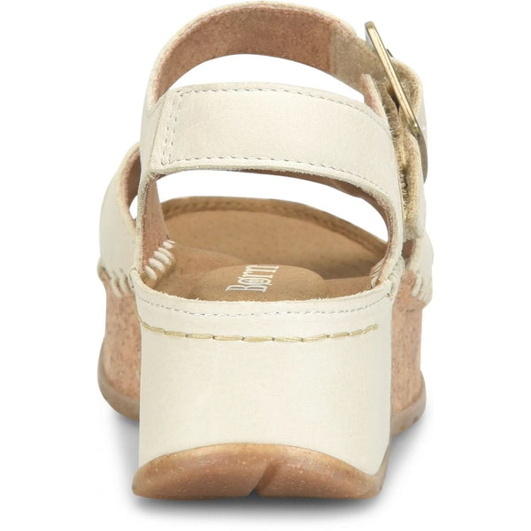 Ivory Wedge Sandal | Born Kaiya