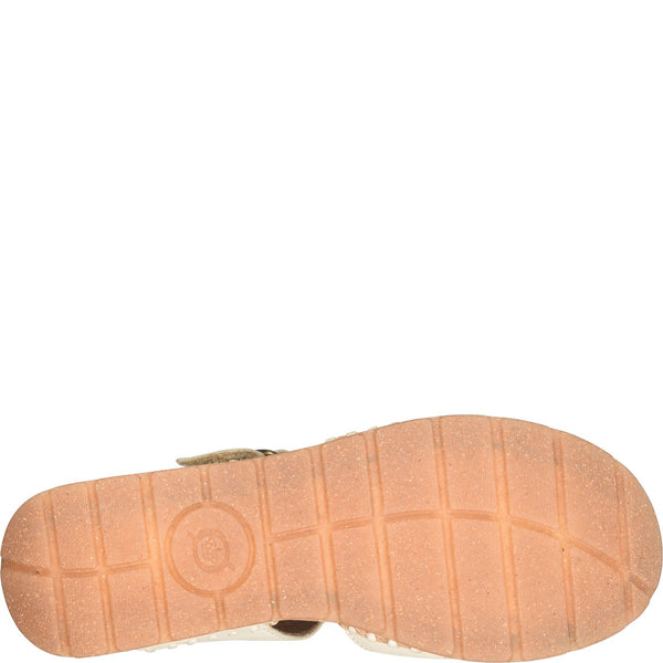 Ivory Wedge Sandal | Born Kaiya
