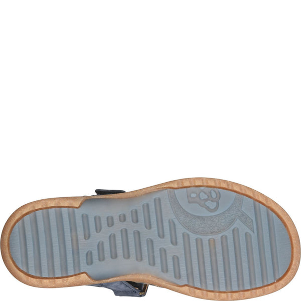 Navy Blue Nubuck Comfort Sandal |Born Seak