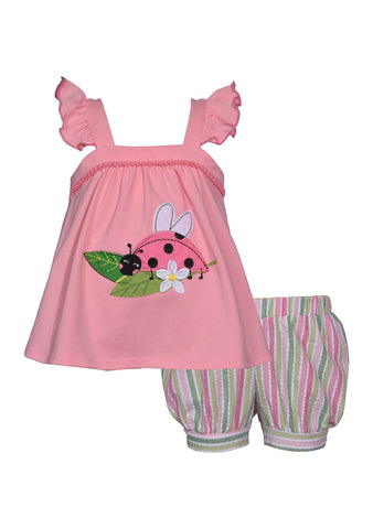 Lady Bug Infant Short Set | Bonnie Jean