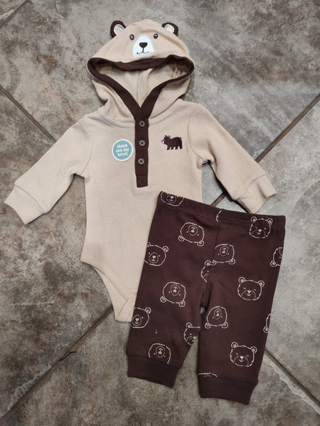 Bear Hooded Bodysuit and Joggers | Little Me