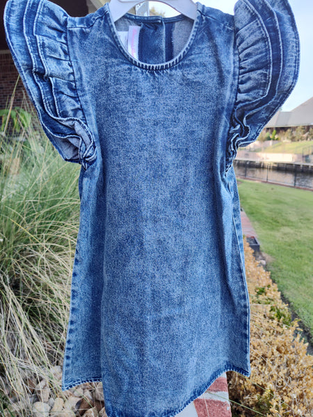 Girls Denim Dress