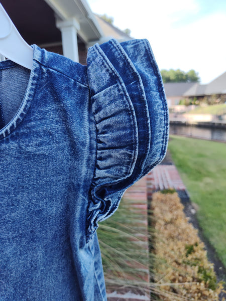 Girls Denim Dress