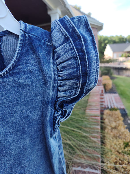 Girls Denim Dress