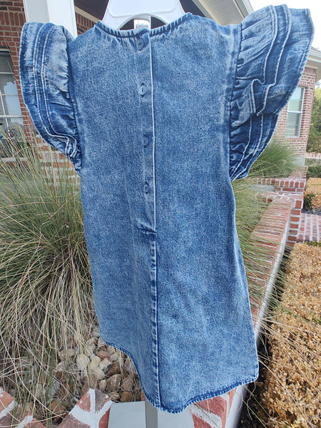 Girls Denim Dress