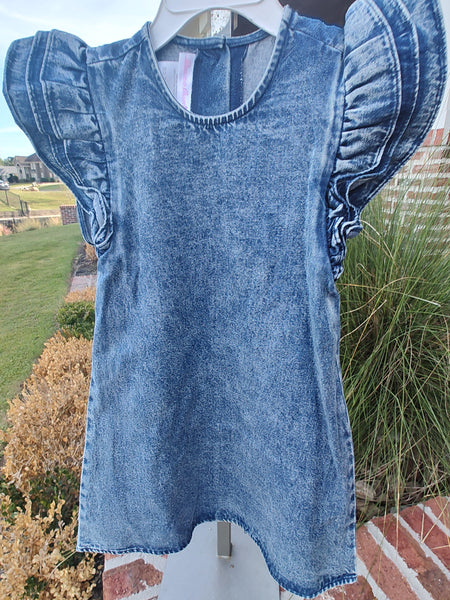 Girls Denim Dress