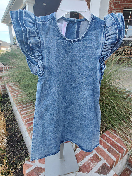 Girls Denim Dress