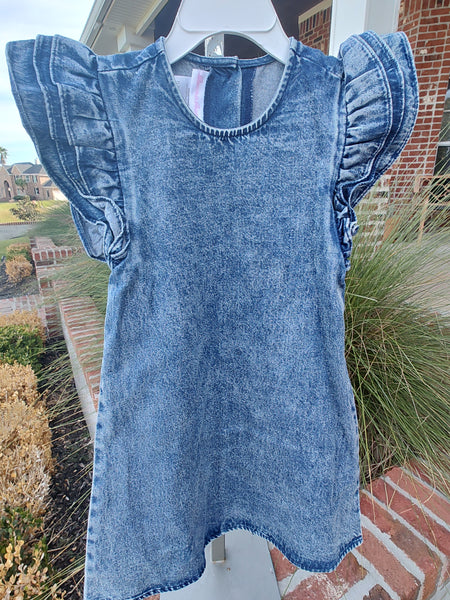 Girls Denim Dress