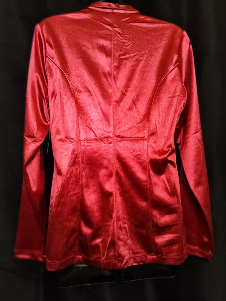 Hot Pink Satin Blazer Jacket | Savanna Jane