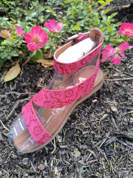 Ankle Strap Sandals | Very G | Belinda Pink