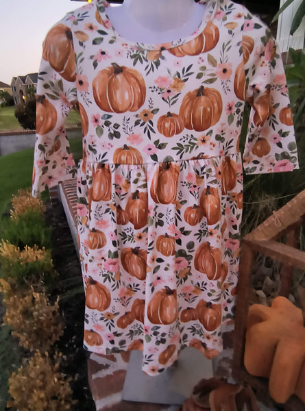 Pumpkin Patch Printed Dress