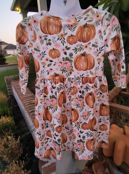 Pumpkin Patch Printed Dress