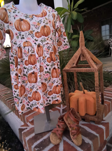 Pumpkin Patch Printed Dress