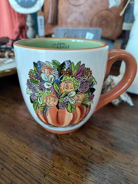 Give Thanks Floral Mug | Glory Haus