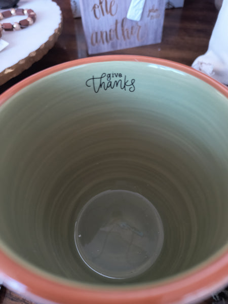 Give Thanks Floral Mug | Glory Haus