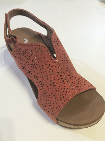 Wedge Sandals | Very G Free Fly 3 Rust