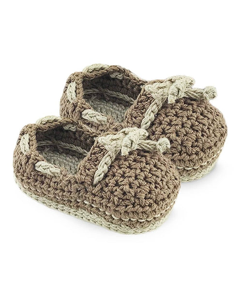 Newborn Crochet Loafer Booties