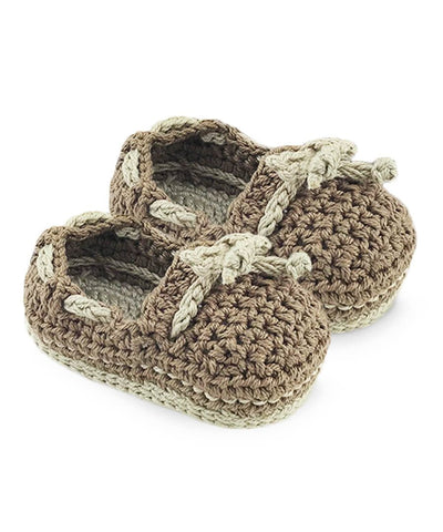 Newborn Crochet Loafer Booties