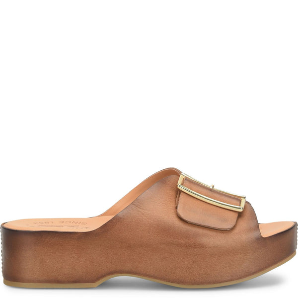 Modern Sleek Brown Wedge | Cork-Ease York