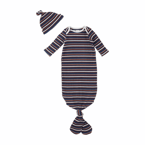 Blue Stripe Take Me Home Basic | Mud Pie
