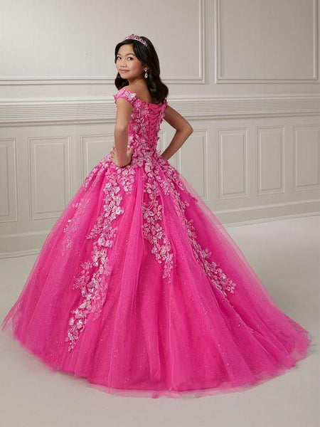 Butterfly Applique Ballgown | Tiffany 13724