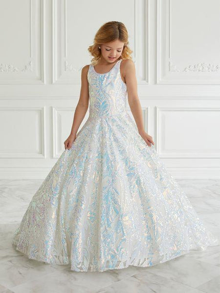 Iridescent A line Ballgown | Tiffany