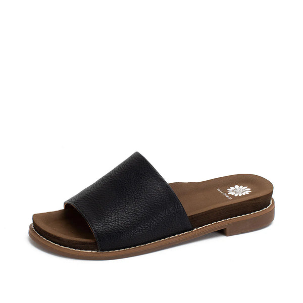 Slide Sandal | Yellow Box | Kalo Black