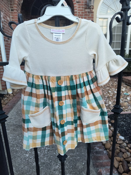 Plaid Pocket Dress | Bonnie Jean