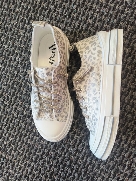 White Leopard Print Sneaker ? Very G Aman