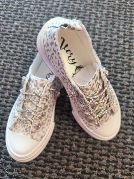 White Leopard Print Sneaker ? Very G Aman