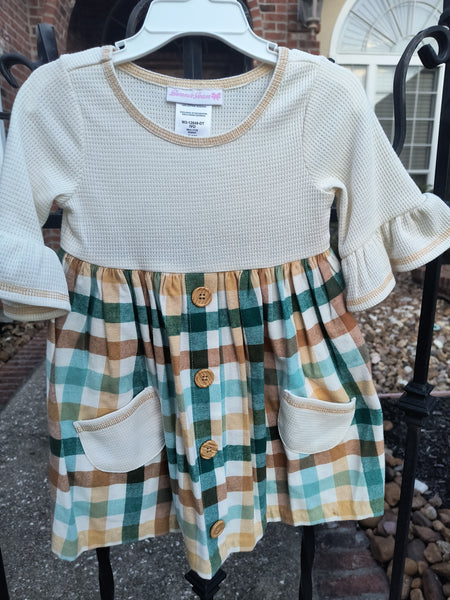 Plaid Pocket Dress | Bonnie Jean
