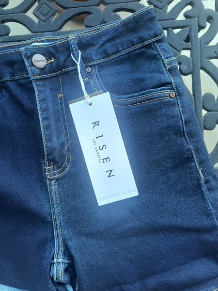 Dark Denim Shorts | Risen
