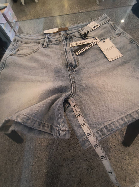 Rigid Front Stretch Back Denim Shorts | Judy Blue