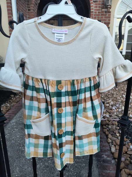 Plaid Pocket Dress | Bonnie Jean