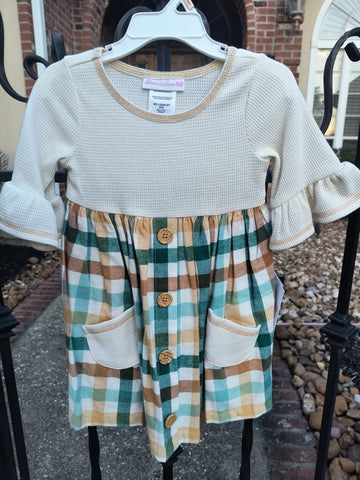 Plaid Pocket Dress | Bonnie Jean
