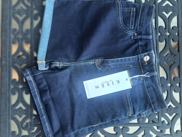 Dark Denim Shorts | Risen